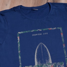 Camiseta Malha 100% Algodão G   TROPICAL LIFE - UseDue