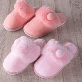 Kit 2 Pares de Pantufas Lady 37/38 Toque Plush SORTIDO - UseDue