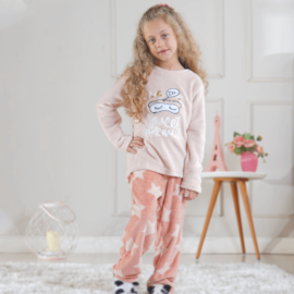 Pijama de Plush Infantil 4 Manga Longa Quentinho SWEET DREAMS - UseDue